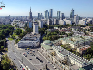 Warszawskie wieżowce, Plac Bankowy i Ratusz fotoobraz