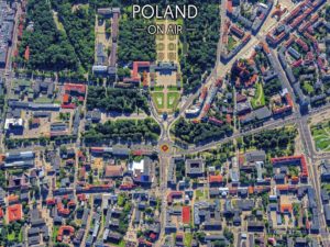 Białystok ON AIR fotoobraz na płótnie z kolekcji POLAND ON AIR