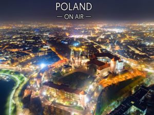 Wawel ON AIR fotoobraz na płótnie z kolekcji POLAND ON AIR