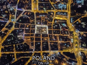 Stare Miasto w Poznaniu nocą