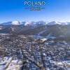 Tatry i Zakopane zimą ON AIR fotoobraz na płótnie z kolekcji POLAND ON AIR