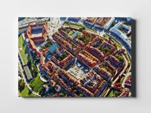 Stare Miasto w Warszawie z lotu ptaka fotoobraz z kolekcji WARSAW ON AIR!