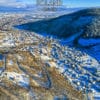 Szczyrk zimą z lotu ptaka fotoobraz na płótnie SILESIA ON AIR