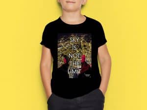 Koszulka dziecięca SKY IS NOT THE LIMIT
