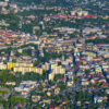 Bielsko-Biała - panorama miasta z lotu ptaka