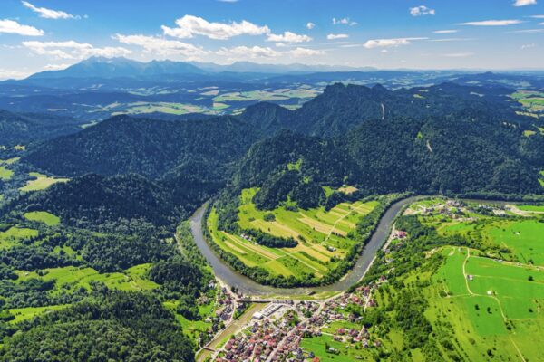 Pieniny Prze om Dunajca Z Lotu Ptaka II POLAND ON AIR Pieniny Prze om Dunajca Z Lotu Ptaka II POLAND ON AIR
