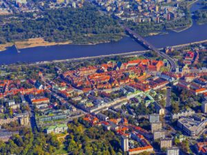 Warszawa - Stare Miasto z lotu ptaka II