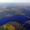 Jezioro Zegrzyńskie z lotu ptaka