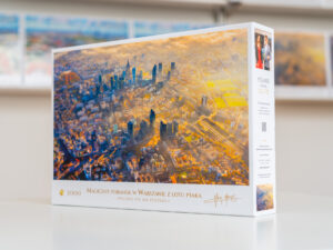 Magiczny Poranek w Warszawie z lotu ptaka - Puzzle Kolekcjonerskie